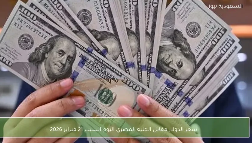 سعر الدولار مقابل الجنيه المصري اليوم السبت 21 فبراير 2026
