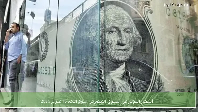 أسعار الدولار في السوق المصرفي اليوم الأحد 15 فبراير 2026