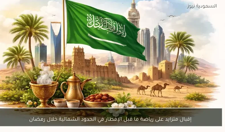 إقبال متزايد على رياضة ما قبل الإفطار في الحدود الشمالية خلال رمضان
