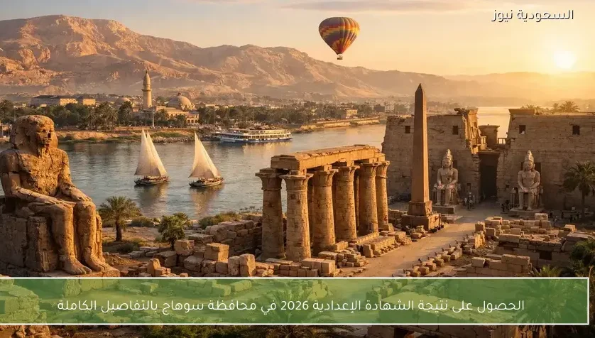 الحصول على نتيجة الشهادة الإعدادية 2026 في محافظة سوهاج بالتفاصيل الكاملة
