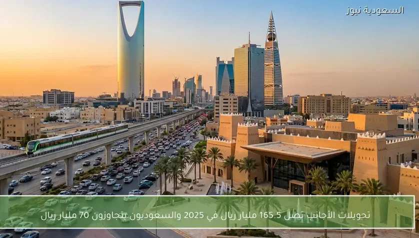 تحويلات الأجانب تصل 165.5 مليار ريال في 2025 والسعوديون يتجاوزون 70 مليار ريال
