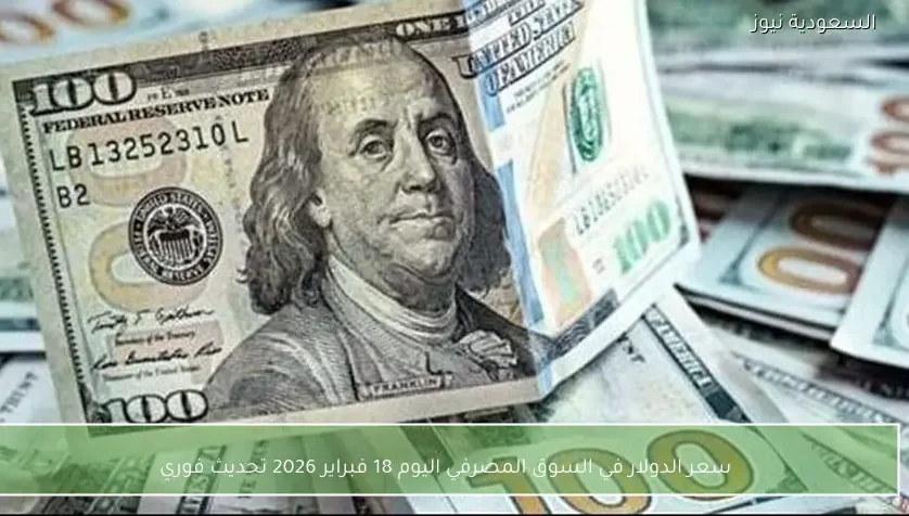سعر الدولار في السوق المصرفي اليوم 18 فبراير 2026 تحديث فوري