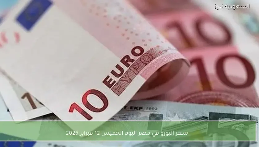 سعر اليورو في مصر اليوم الخميس 12 فبراير 2026