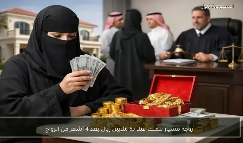 زوجة مسيار تتملك فيلا بـ5 ملايين ريال بعد 4 أشهر من الزواج