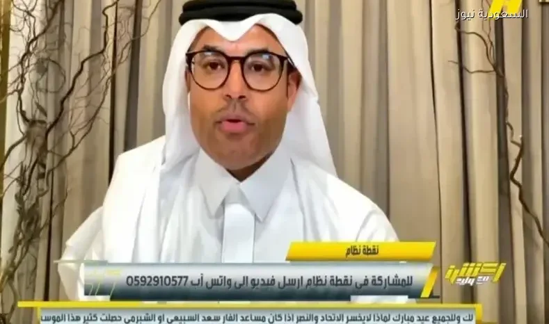 الشيخ يتحدث عن أحداث مباراة الأهلي والفيحاء ويصفها بالظلم